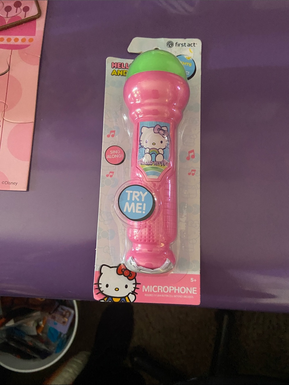 Hello Kitty Pink Kids Microphone by First Act